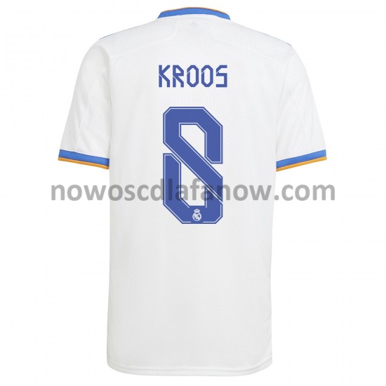 Koszulka Real Madryt Toni Kroos 8 Domowy Komplet 2021-2022 Krótkie Rękawy