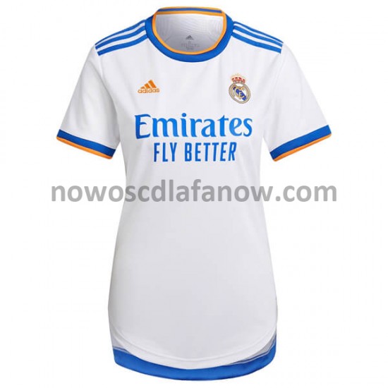 Koszulka Real Madryt Damska Domowy Komplet 2021-2022 Krótkie Rękawy