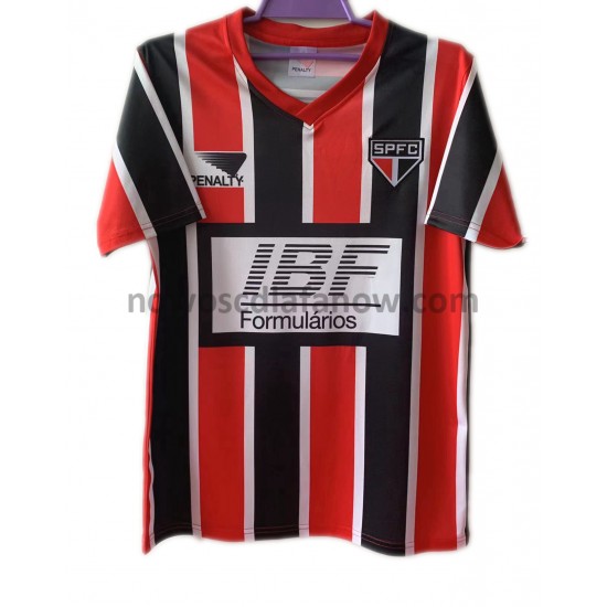 Koszulka São Paulo Retro Wyjazdowy Komplet 1991 Krótkie Rękawy