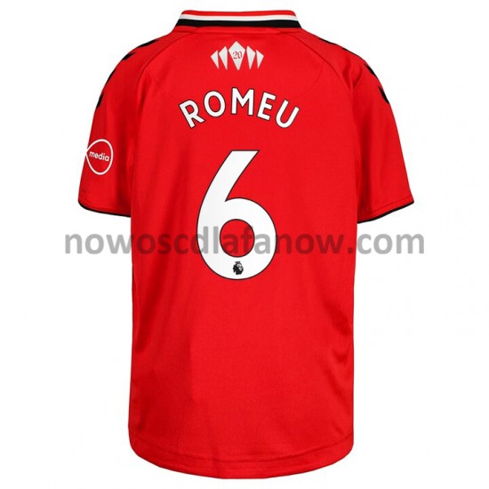 Koszulka Southampton Oriol Romeu 6 Domowy Komplet 2021-2022 Krótkie Rękawy