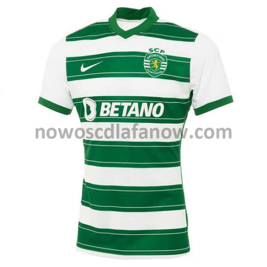 Koszulka Sporting CP Domowy Komplet 2021-2022 Krótkie Rękawy