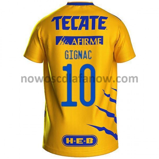 Koszulka Tigres UANL Andre-Pierre Gignac 10 Domowy Komplet 2021-2022 Krótkie Rękawy
