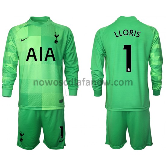 Koszulka Tottenham Hotspur Hugo Lloris 1 Bramkarskie Dziecięca Domowy Komplet 2021-2022 Długie Rękawy