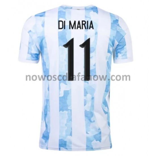 Koszulka Reprezentacja Argentyny Di Maria 11 Domowy Komplet 2021 Krótkie Rękawy