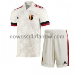 Koszulka Reprezentacja Belgii Dziecięca Wyjazdowy Komplet Euro 2020 Krótkie Rękawy