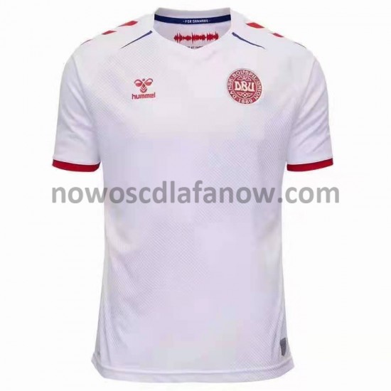 Koszulka Reprezentacja Danii Wyjazdowy Komplet Euro 2020 Krótkie Rękawy