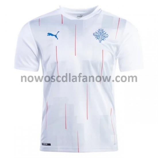 Koszulka Reprezentacja Islandii Wyjazdowy Komplet 2020-2021 Krótkie Rękawy