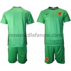 Koszulka Reprezentacja Holandii Bramkarskie Dziecięca Wyjazdowy Komplet Euro 2020 Krótkie Rękawy