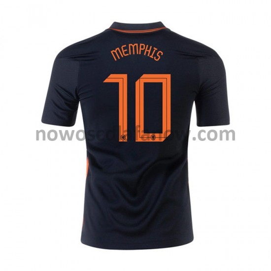 Koszulka Reprezentacja Holandii MEMPHIS 10 Wyjazdowy Komplet Euro 2020 Krótkie Rękawy
