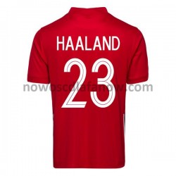 Koszulka Reprezentacja Norwegii Erling Haaland 23 Domowy Komplet 2020-2021 Krótkie Rękawy
