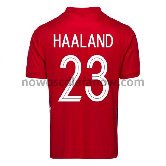 Koszulka Reprezentacja Norwegii Erling Haaland 23 Domowy Komplet 2020-2021 Krótkie Rękawy