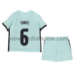 Koszulka Reprezentacja Portugalii Jose Fonte 6 Dziecięca Wyjazdowy Komplet Euro 2020 Krótkie Rękawy