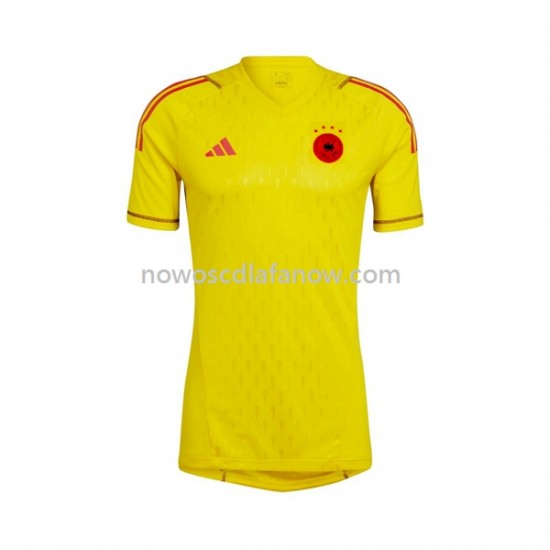 Koszulka Reprezentacja Niemiec Bramkarskie Męska Wyjazdowy Komplet World Cup 2022 Krótkie Rękawy