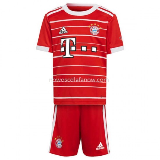 Koszulka Bayern Monachium Dziecięca Domowy Komplet 2022-2023 Krótkie Rękawy
