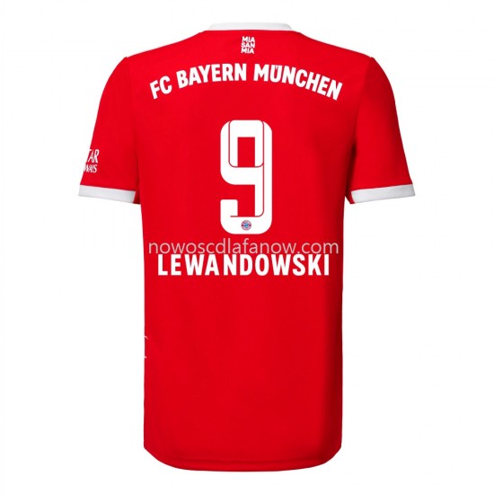 Koszulka Bayern Monachium Lewandowski 9 Domowy Komplet 2022-2023 Krótkie Rękawy