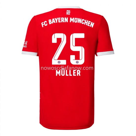 Koszulka Bayern Monachium Muller 25 Domowy Komplet 2022-2023 Krótkie Rękawy