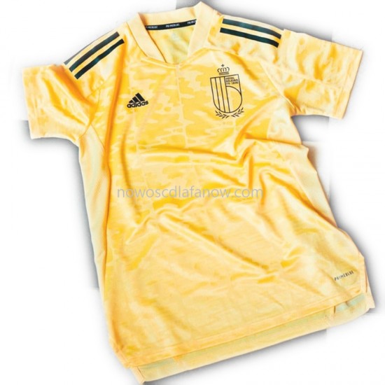 Koszulka Reprezentacja Belgii Damska Wyjazdowy Komplet 2022 Krótkie Rękawy