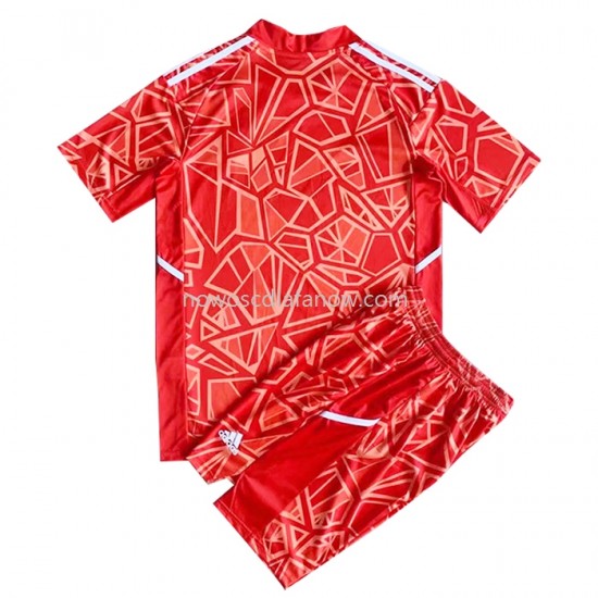 Koszulka Juventus Bramkarskie Dziecięca Wyjazdowy Komplet 2022-2023 Krótkie Rękawy