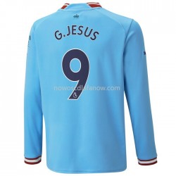 Koszulka Manchester City G.Jesus 9 Domowy Komplet 2022-2023 Długie Rękawy