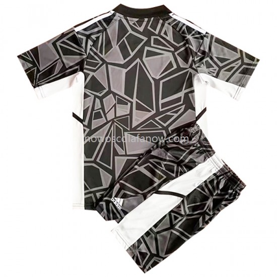 Koszulka Manchester United Bramkarskie Dziecięca Wyjazdowy Komplet 2022-2023 Krótkie Rękawy