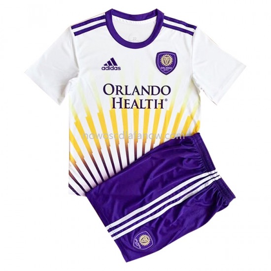 Koszulka Orlando City Dziecięca Wyjazdowy Komplet 2022-2023 Krótkie Rękawy
