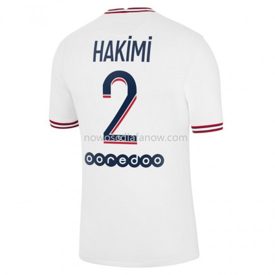 Koszulka Paris Saint-Germain Hakimi 2 Czwarty Komplet 2021-2022 Krótkie Rękawy