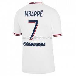 Koszulka Paris Saint-Germain Kylian Mbappé 7 Czwarty Komplet 2021-2022 Krótkie Rękawy