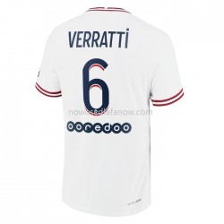 Koszulka Paris Saint-Germain Marco Verratti 6 Czwarty Komplet 2021-2022 Krótkie Rękawy