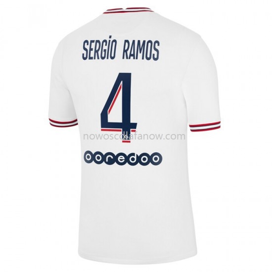 Koszulka Paris Saint-Germain Sergio Ramos 4 Czwarty Komplet 2021-2022 Krótkie Rękawy
