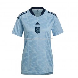 Koszulka Reprezentacja Hiszpanii Damska Wyjazdowy Komplet 2022 Krótkie Rękawy