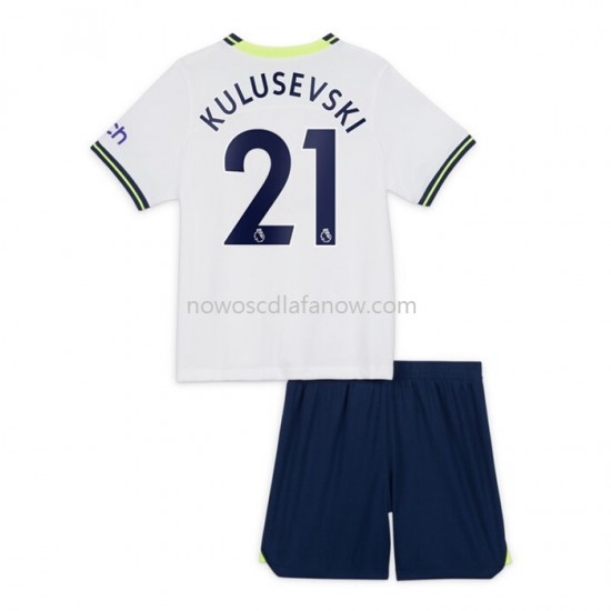 Koszulka Tottenham Hotspur Dejan Kulusevski 21 Dziecięca Domowy Komplet 2022-2023 Krótkie Rękawy