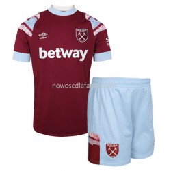 Koszulka West Ham United Dziecięca Domowy Komplet 2022-2023 Krótkie Rękawy