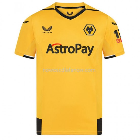 Koszulka Wolverhampton Wanderers Domowy Komplet 2022-2023 Krótkie Rękawy