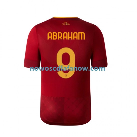 Koszulka AS Roma Tammy Abraham 9 Męska Domowy Komplet 2022-2023 Krótkie Rękawy