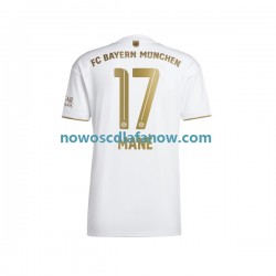 Koszulka Bayern Monachium Sadio Mane 17 Męska Wyjazdowy Komplet 2022-2023 Krótkie Rękawy