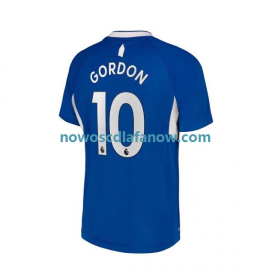 Koszulka Everton Gordon 10 Męska Domowy Komplet 2022-2023 Krótkie Rękawy