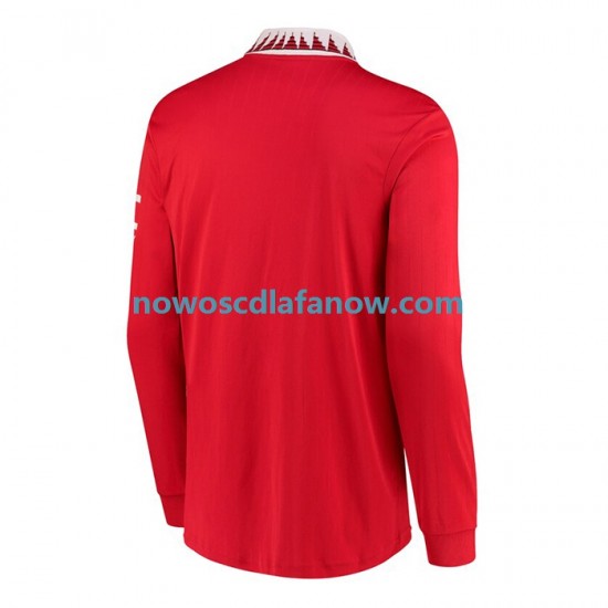 Koszulka Manchester United Męska Domowy Komplet 2022-2023 Długie Rękawy