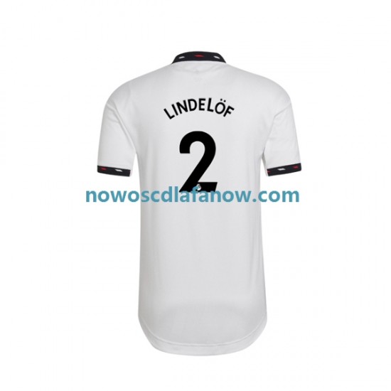 Koszulka Manchester United Victor Lindelof 2 Męska Wyjazdowy Komplet 2022-2023 Krótkie Rękawy