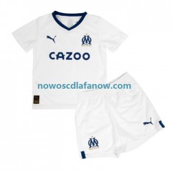 Koszulka Olympique Marsylia Dziecięca Domowy Komplet 2022-2023 Krótkie Rękawy