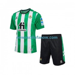 Koszulka Real Betis Dziecięca Domowy Komplet 2022-2023 Krótkie Rękawy
