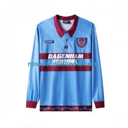 Koszulka West Ham United Retro Męska Domowy Komplet 1995-1996 Długie Rękawy