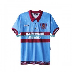 Koszulka West Ham United Retro Męska Domowy Komplet 1995-1996 Krótkie Rękawy