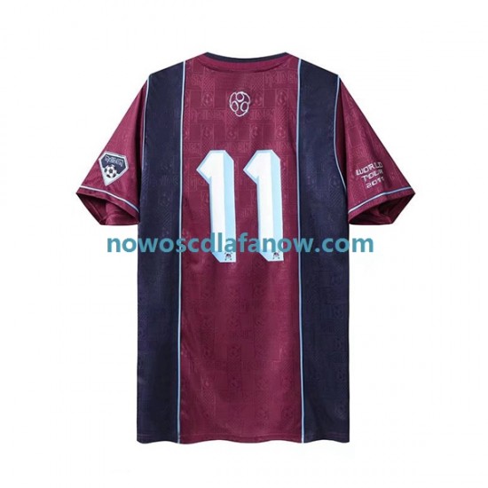 Koszulka West Ham United Iron Maiden Retro Męska Wyjazdowy Komplet 2011 Krótkie Rękawy