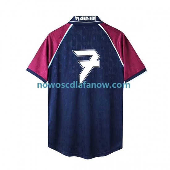Koszulka West Ham United Iron Maiden Retro Męska Domowy Komplet 1999 Krótkie Rękawy