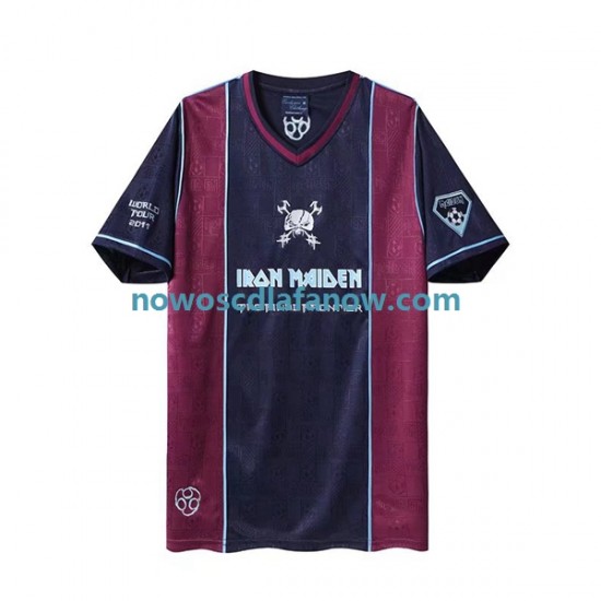 Koszulka West Ham United Iron Maiden Retro Męska Domowy Komplet 2011 Krótkie Rękawy
