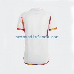 Koszulka Reprezentacja Belgii Męska Wyjazdowy Komplet World Cup 2022 Krótkie Rękawy