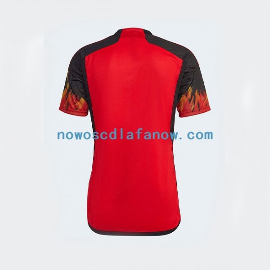 Koszulka Reprezentacja Belgii Męska Domowy Komplet World Cup 2022 Krótkie Rękawy