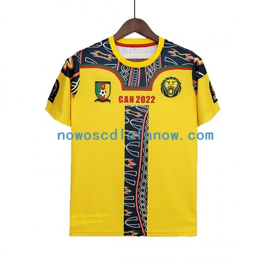 Koszulka Reprezentacja Kamerunu Special Męska Domowy Komplet 2022 Krótkie Rękawy
