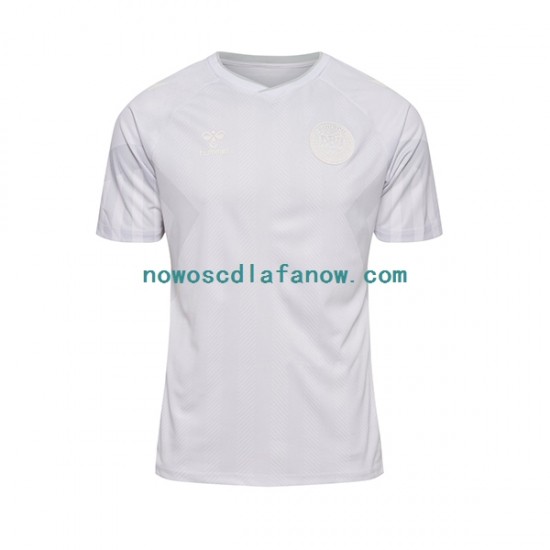 Koszulka Reprezentacja Danii Męska Wyjazdowy Komplet World Cup 2022 Krótkie Rękawy