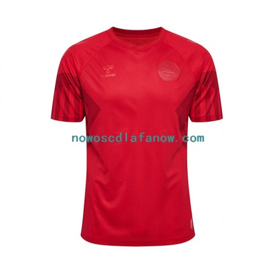 Koszulka Reprezentacja Danii Męska Domowy Komplet World Cup 2022 Krótkie Rękawy